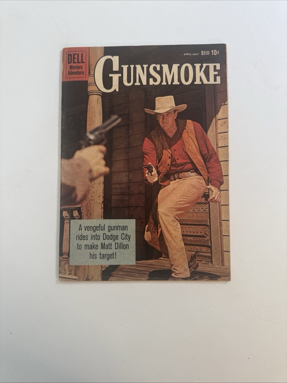 Dell Comic Gunsmoke #20 - 1960 10 Cent Western Matt Dillon James Arness Classic