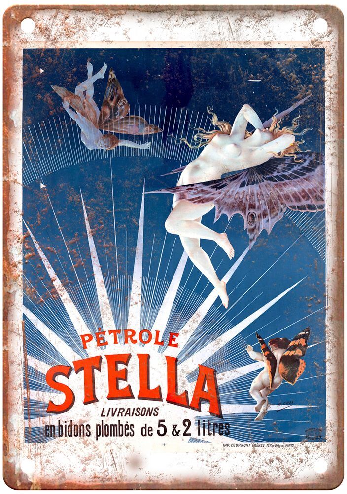 GRAY, Henri Petrole Stella, 1897 Vintage Liquor Poster Reproduction Sign E933