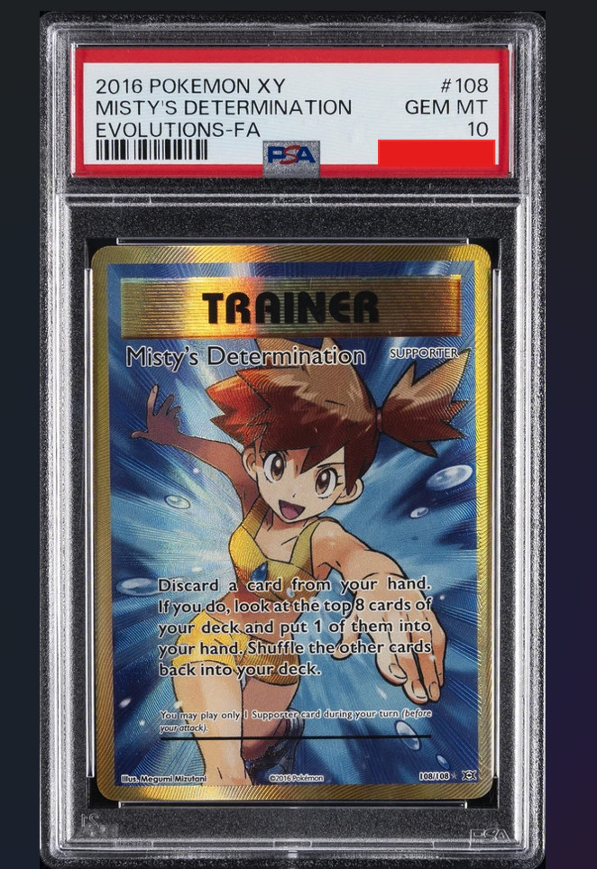 2016 POKEMON XY EVOLUTIONS #108 FULL ART/MISTY'S DETERMINATION PSA 10 #2 2016 POKEMON XY EVOLUTIONS #108 FULL ART/MISTY'S DETERMINATION PSA 10 #2