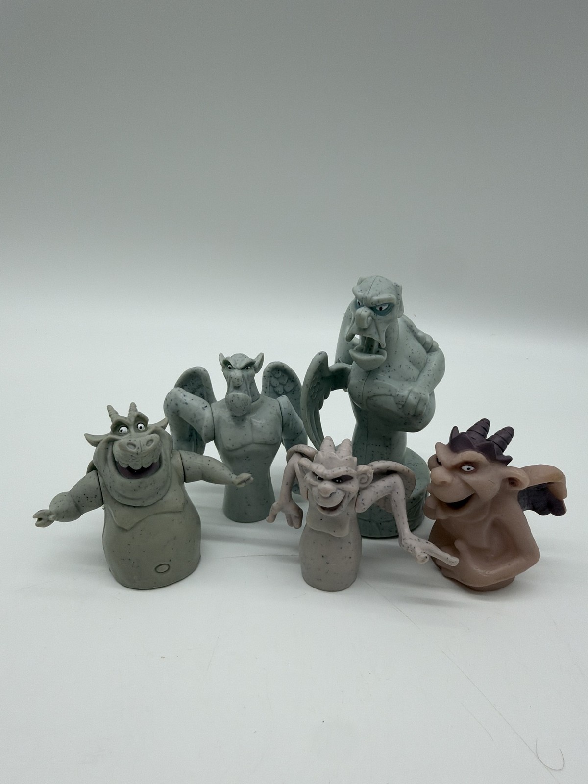 Vintage 1996 Burger King Hunchback of Notre Dame Gargoyle Toys Lot of 5