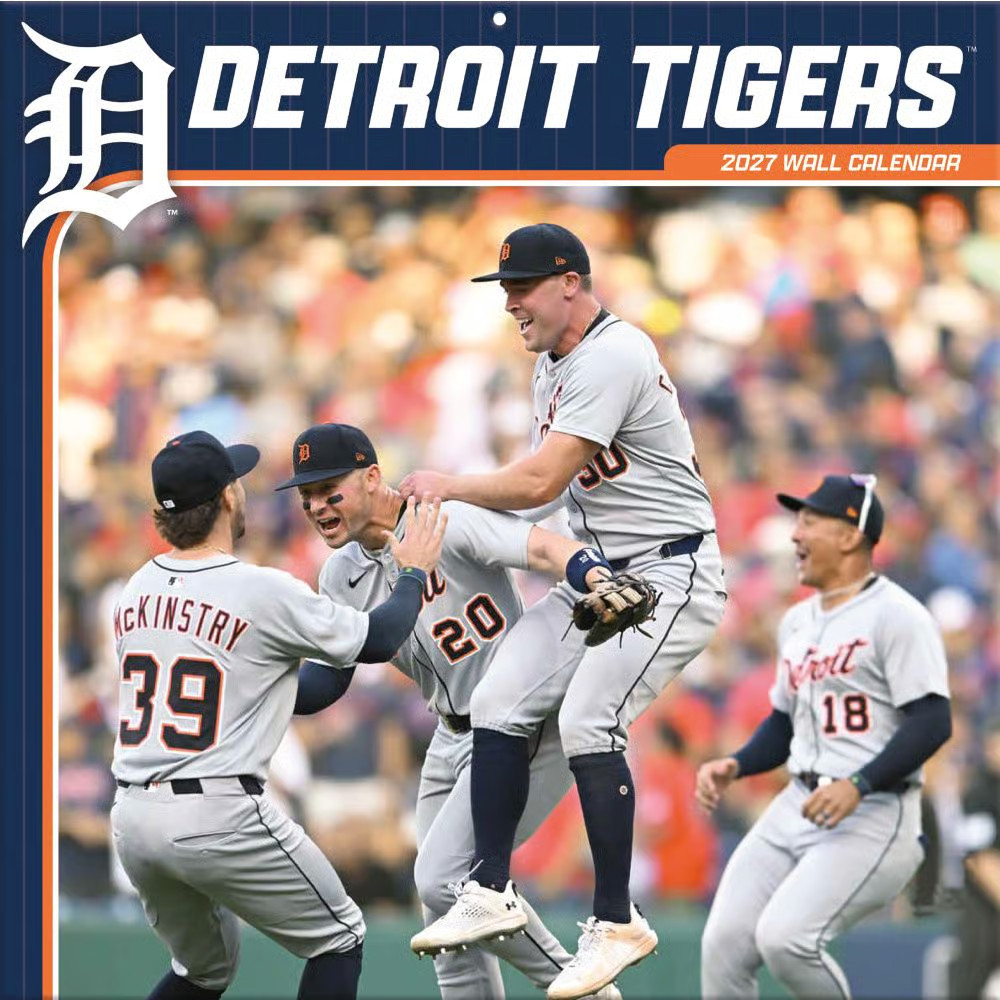 Turner Licensing, MLB Detroit Tigers 2027 Wall Calendar Turner Licensing, MLB Detroit Tigers 2027 Wall Calendar