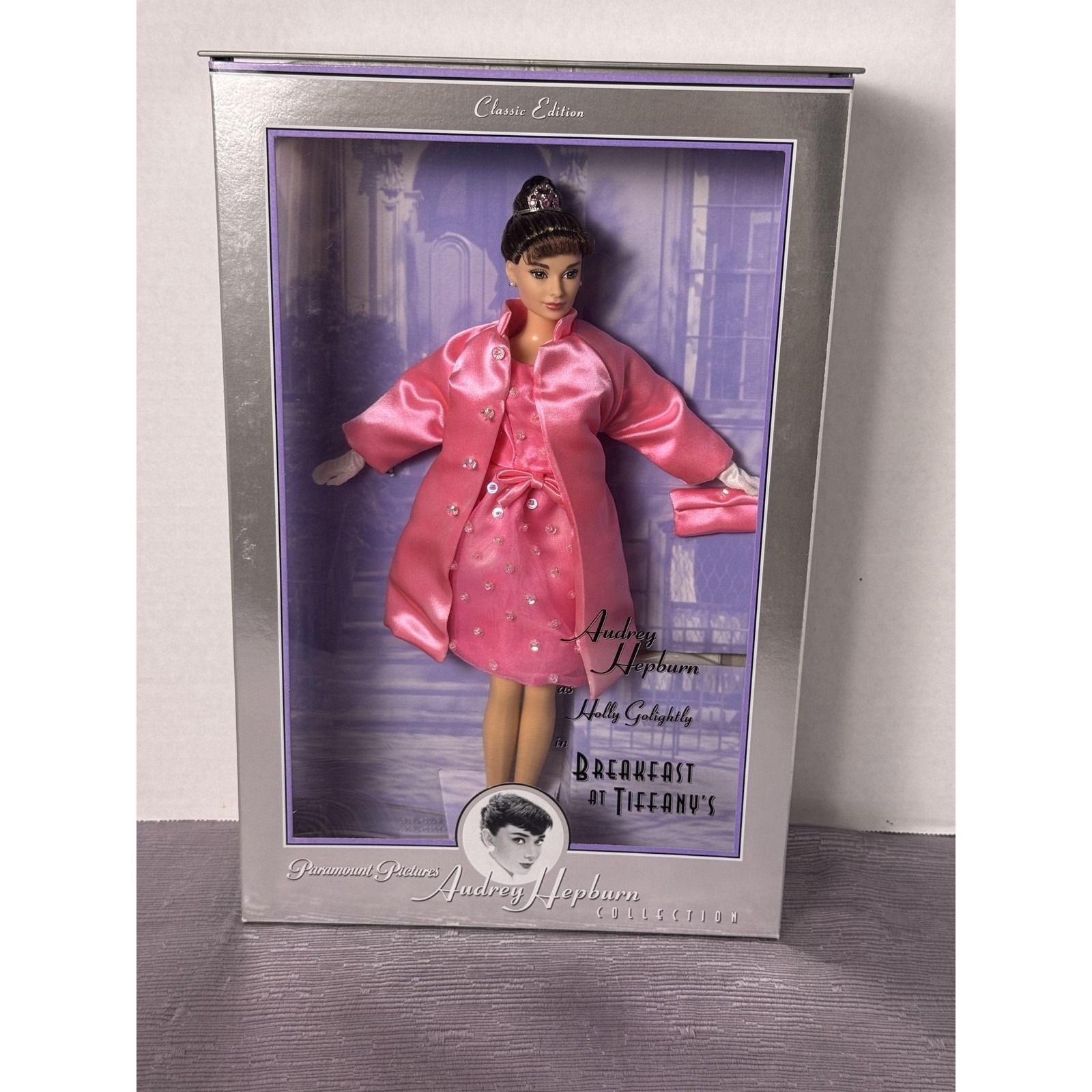 Mattel Audrey Hepburn 11in Doll Breakfast At Tiffany's Pink Princess New In Box
