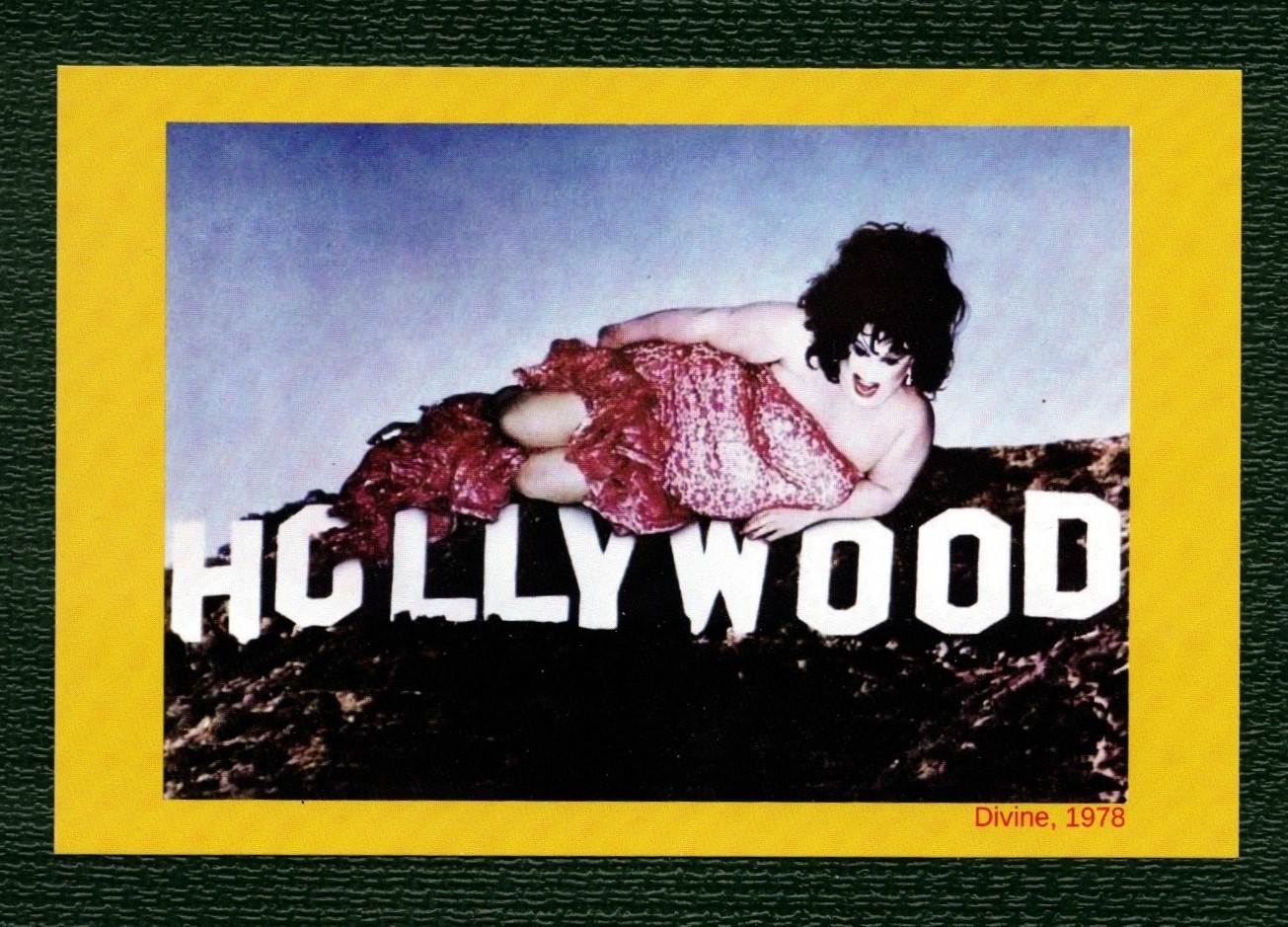 POSTCARD Print / Divine / Hollywood / 1978