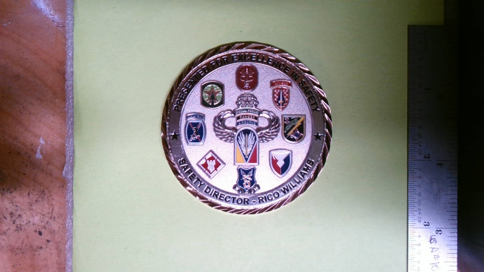 CHALLENGE COIN JOINT READINESS TRAINING CENTER & FORT JOHNSON AIRBORNE RANGER SF