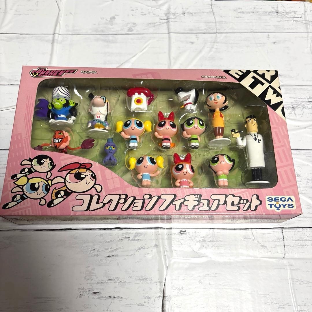Powerpuff Girls PPG SEGA TOYS Figure Set Rare Collection Cartoon Network New