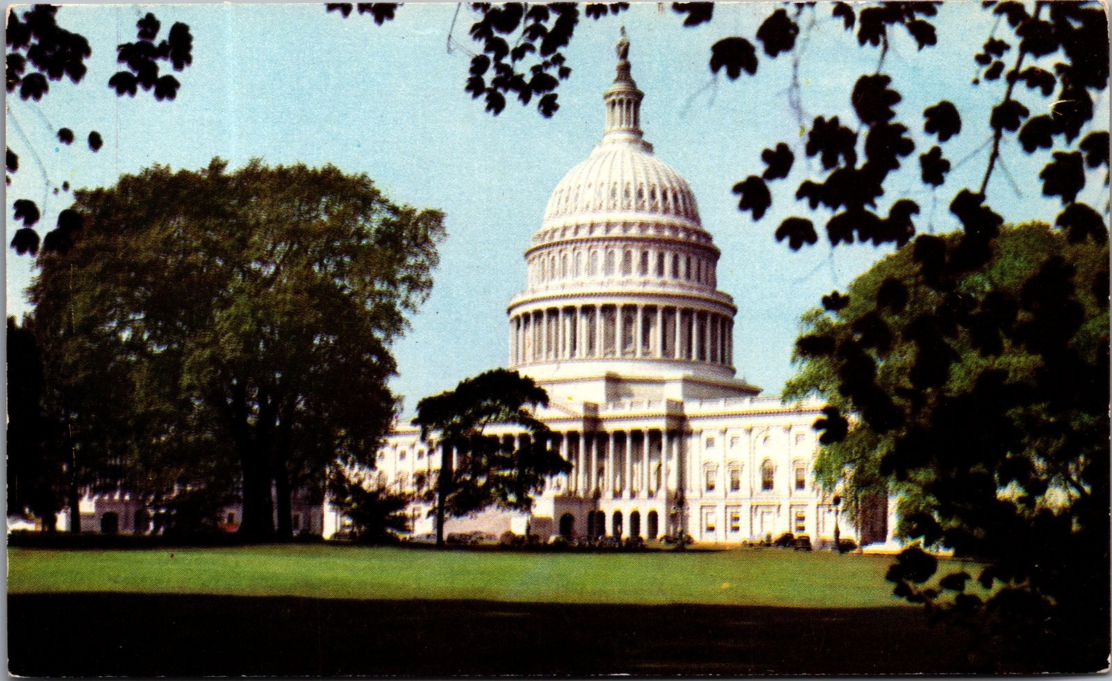 Vintage Postcard US Capitol Building Washington DC Capitol Souvenir Company