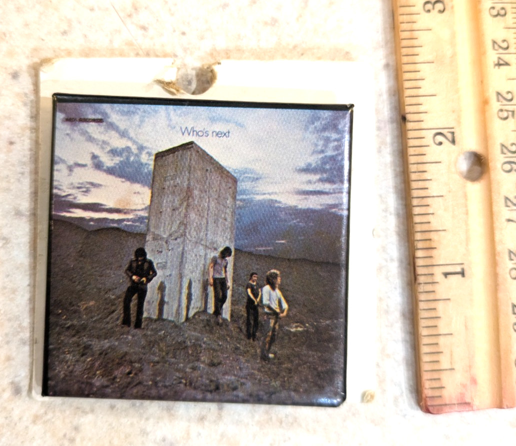 Vintage The Who Button Who’s Next Album Cover Pinback pin Rock
