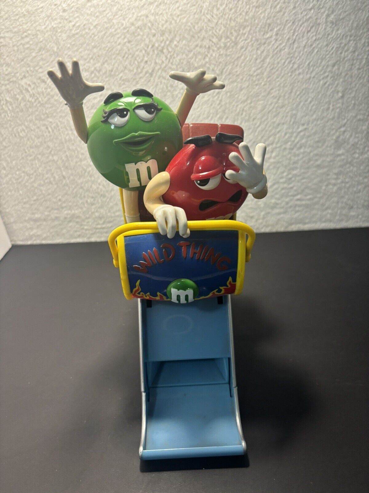 M&M\'s Wild Thing Roller Coaster Candy Dispenser Red & Green M&M’s