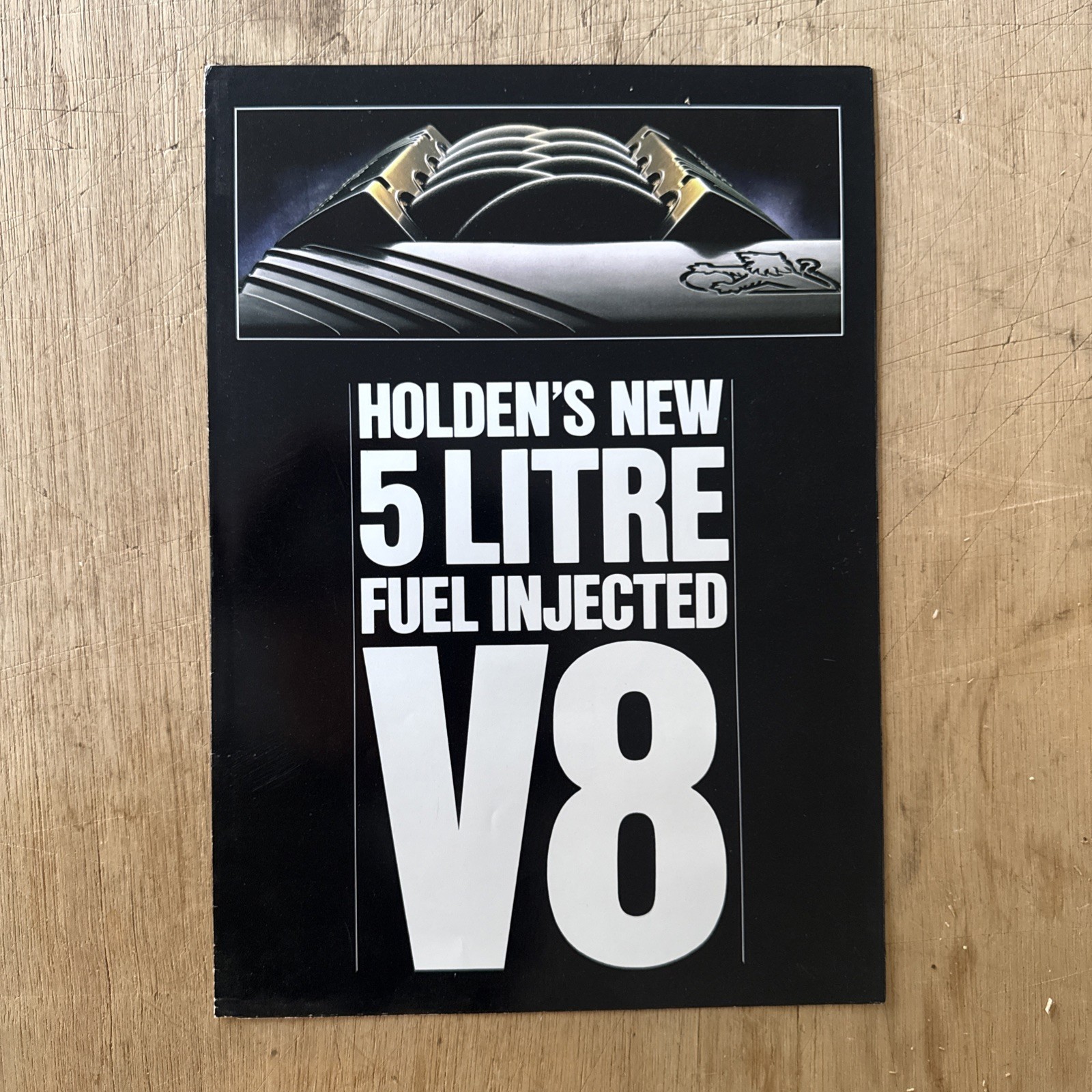 New Original 1989 Holden 5 Litre Fuel Injected V8 Sales Brochure 6 Page VN SS