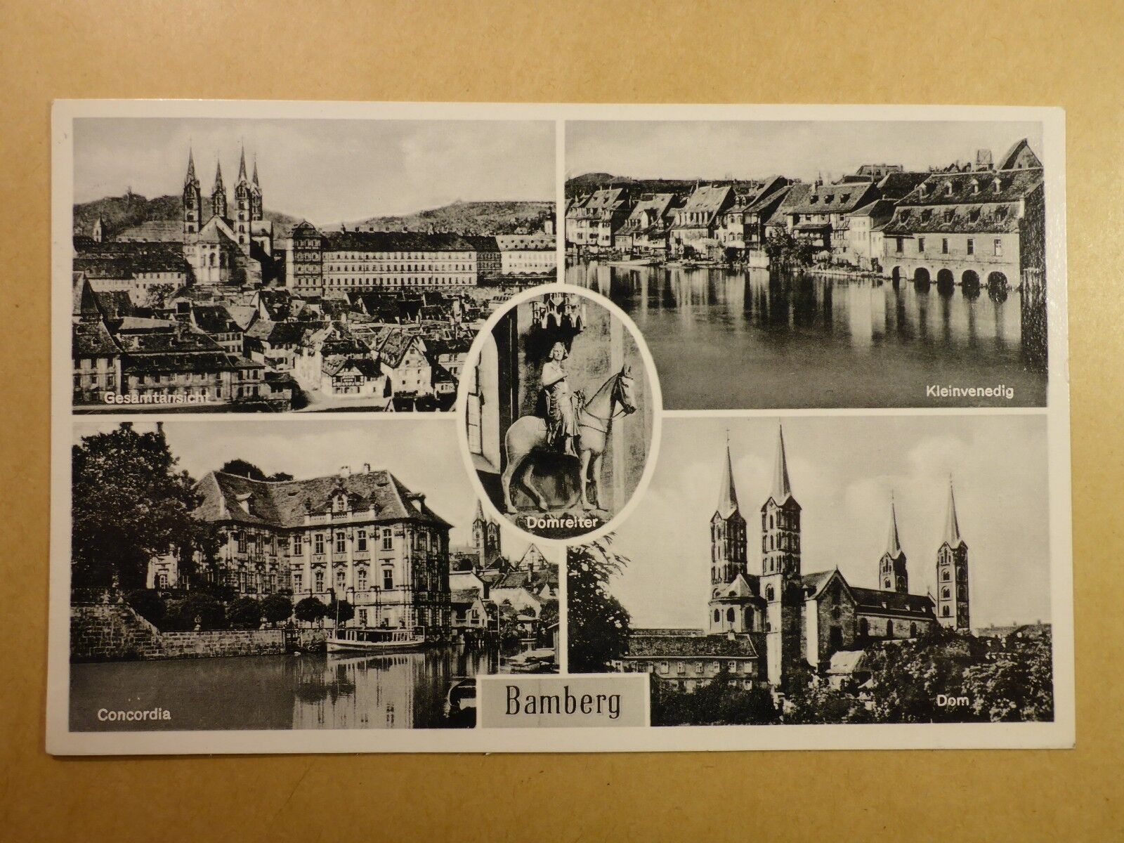 Ak Old Postcard Bamberg Multi Image General View Kleinvenedig Concordia Dom