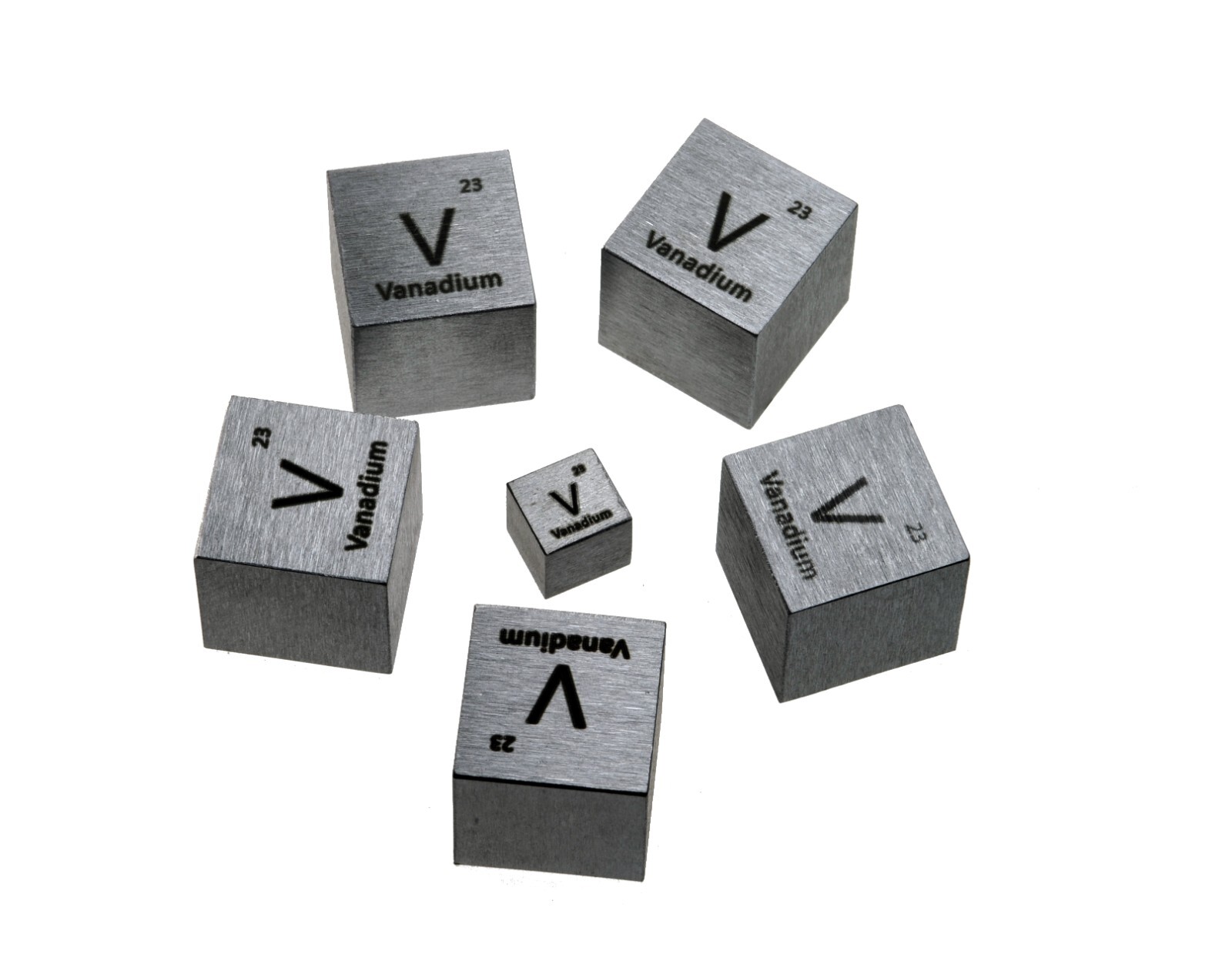 Vanadium Metal 10mm Density Cube 99.95% for Element Collection USA SHIPPING