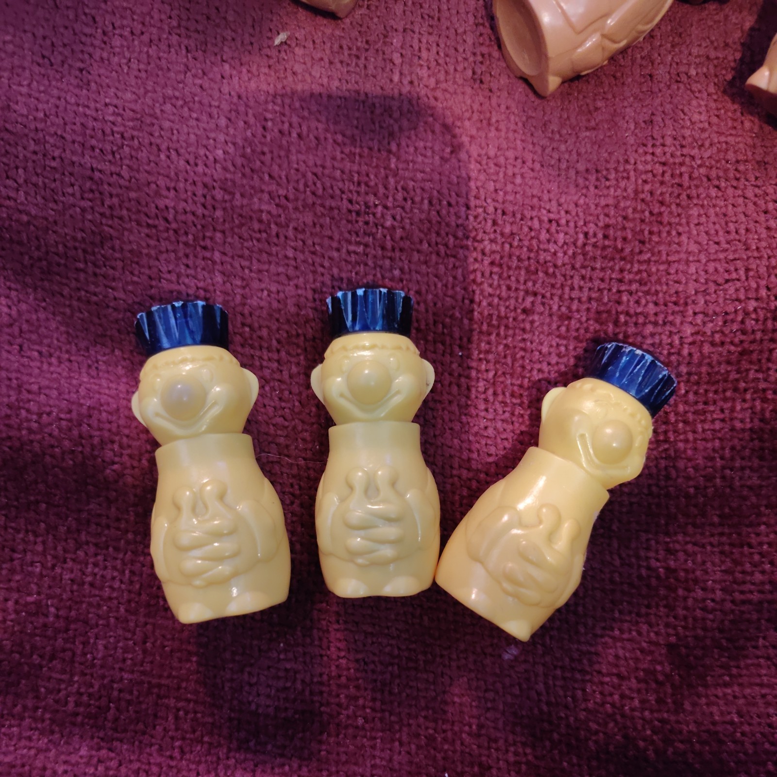 Vintage Mid-Century Plastic Clown Medicine Sample Bottle (2.25 Vintage Mid-Century Plastic Clown Medicine Sample Bottle (2.25