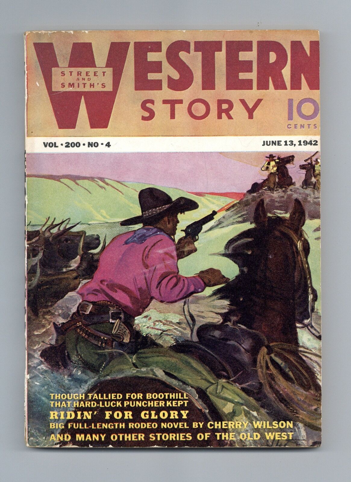 Western Story Magazine Pulp 1st Series Jun 13 1942 Vol. 200 #4 VG/FN 5.0