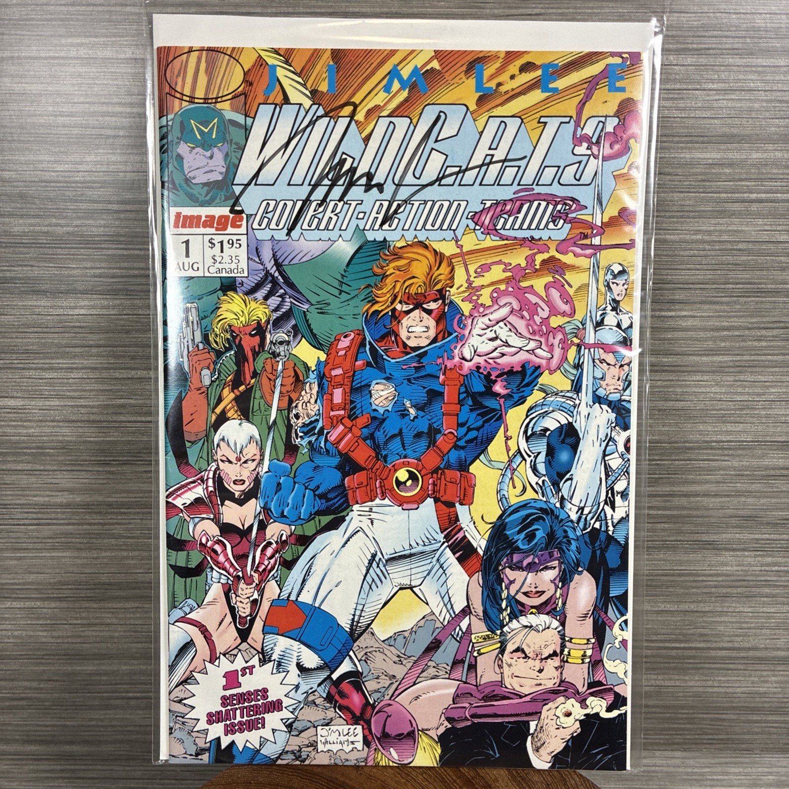 Image Comics WildC.A.T.S #1 (1992) SIGNED by JIM LEE 1st Appearance KEY ISSUE Image Comics WildC.A.T.S #1 (1992) SIGNED by JIM LEE 1st Appearance KEY ISSUE