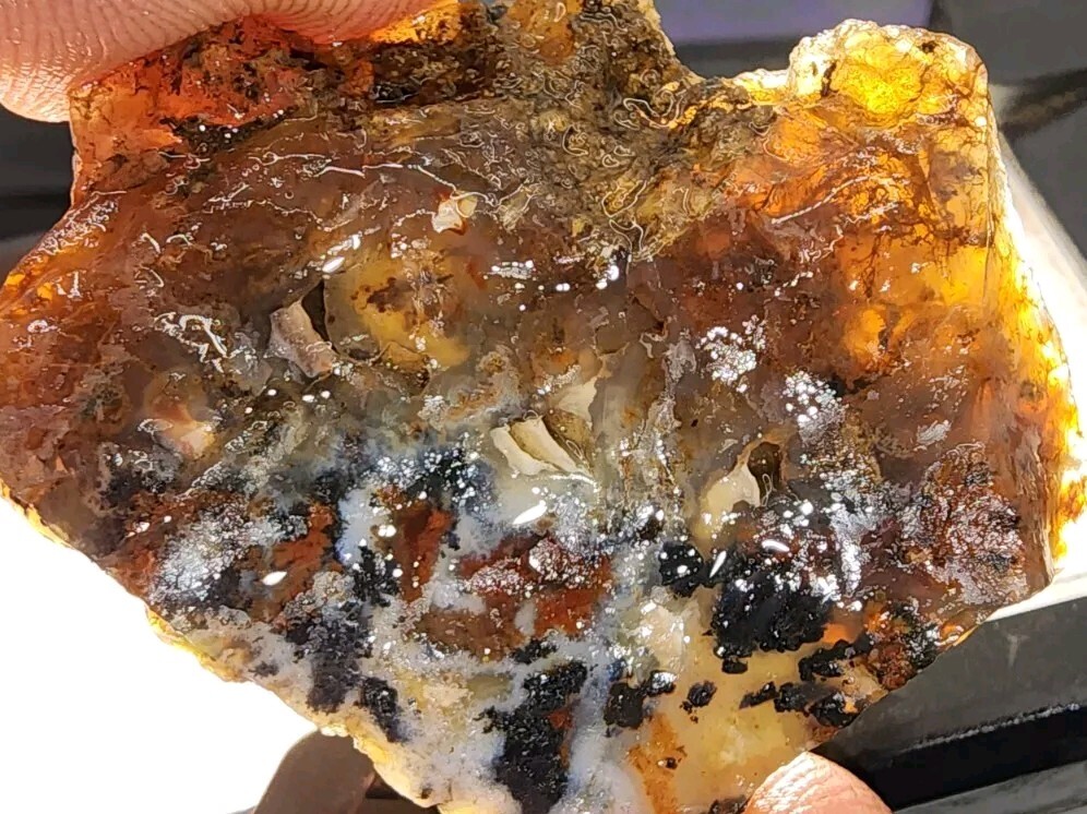 Powell Butte Plume Agate Beautiful High Quality Rare Rough From Oregon (28 Gram) Powell Butte Plume Agate Beautiful High Quality Rare Rough From Oregon (28 Gram)