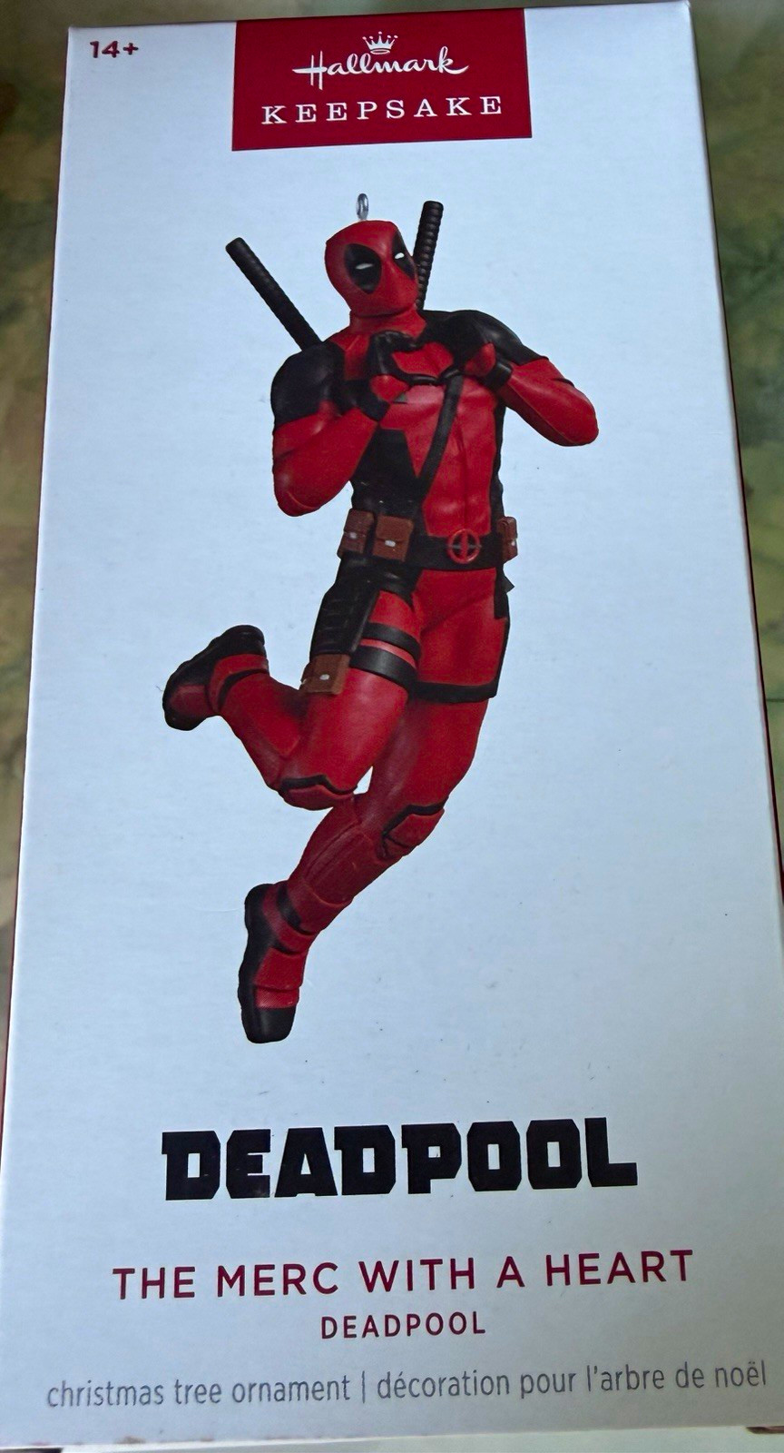 Hallmark Keepsake Deadpool The Merc With a Heart Hanging Ornament 2026