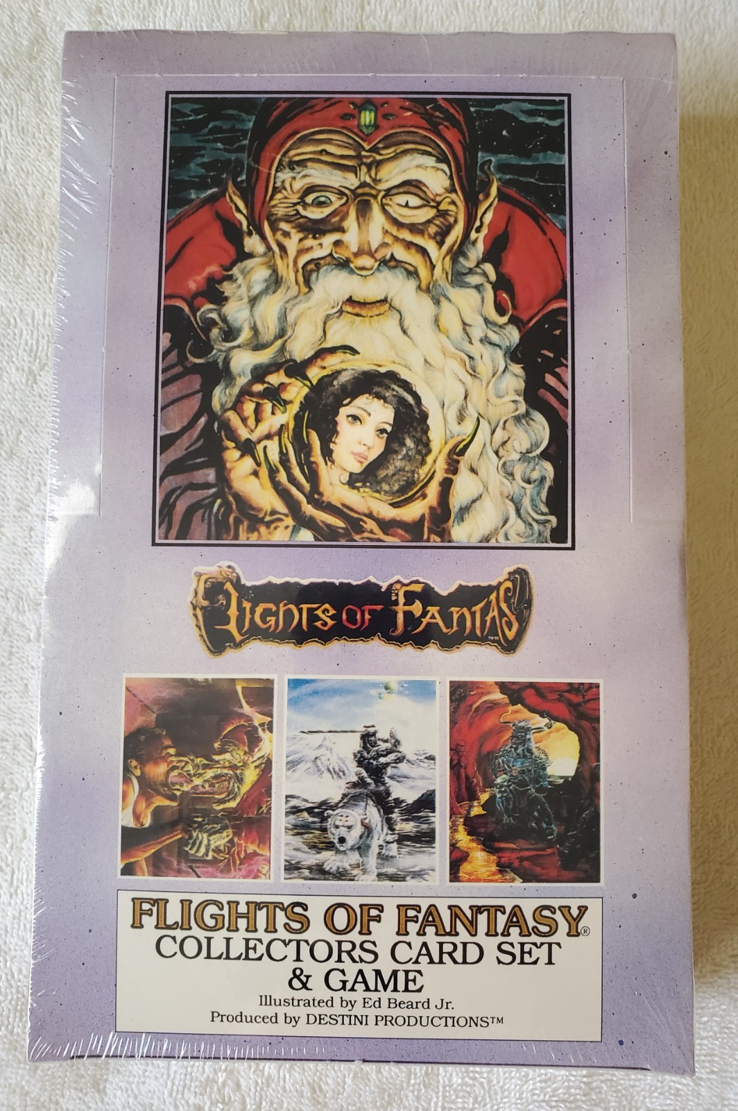 Flights Of Fantasy Collectors Card Set &Game 1994 Destini Productions Sealed Box