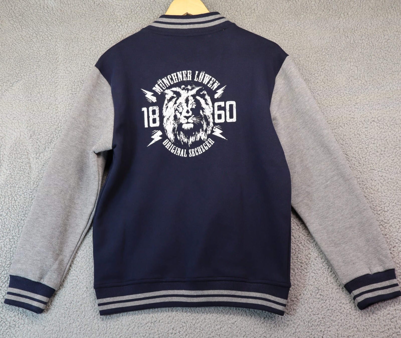 TSV 1860 Munich Bomber Collegiate Jacket Men Small Blue NWOT