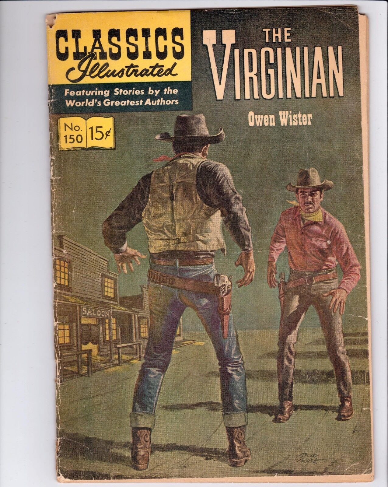 Classics Illustrated December 1965 #150 HRN 167 The Virginian by Owen Wister