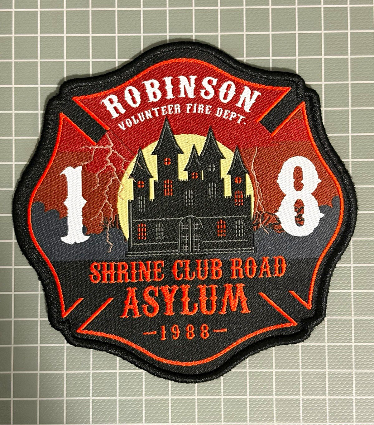Robinson Volunteer Fire Dept Patch ***RARE*** Only one batch was made