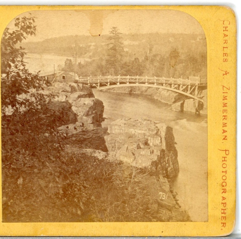 Minnesota, Dalles Of The Saint Crox River--Zimmerman Stereoview M35