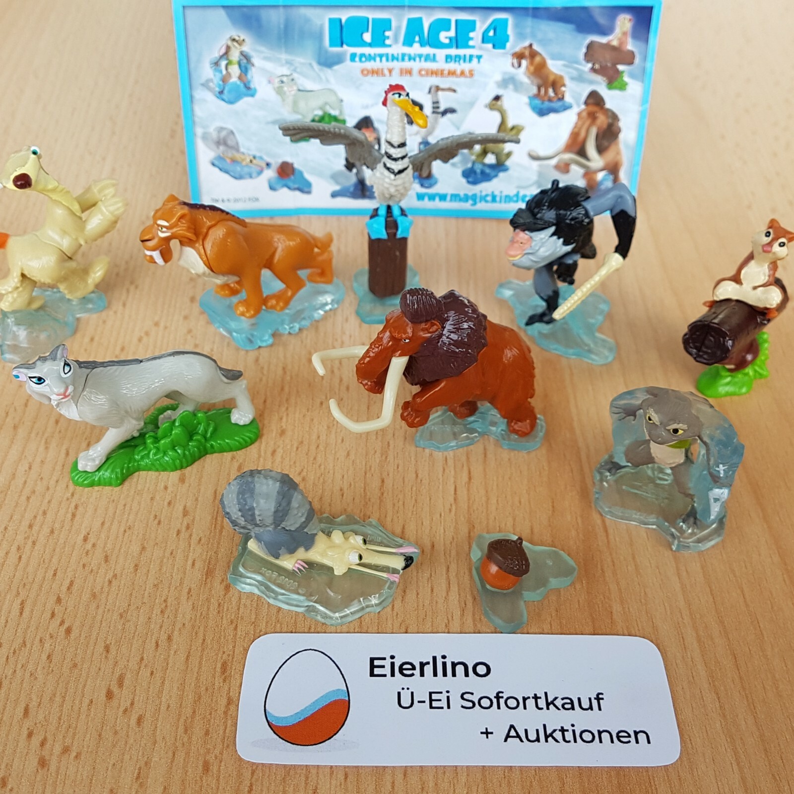 Full set - ICE AGE 4 - MINT 1.3\