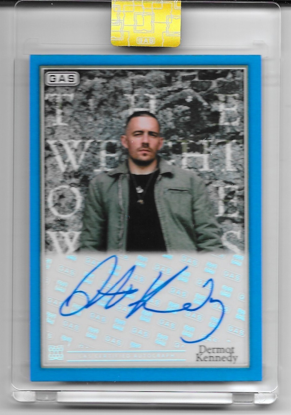 2026 GAS x Complex Dermot Kennedy Blue FOIL AUTO RC 11/30 #DK-1 RARE SP Irish 2026 GAS x Complex Dermot Kennedy Blue FOIL AUTO RC 11/30 #DK-1 RARE SP Irish