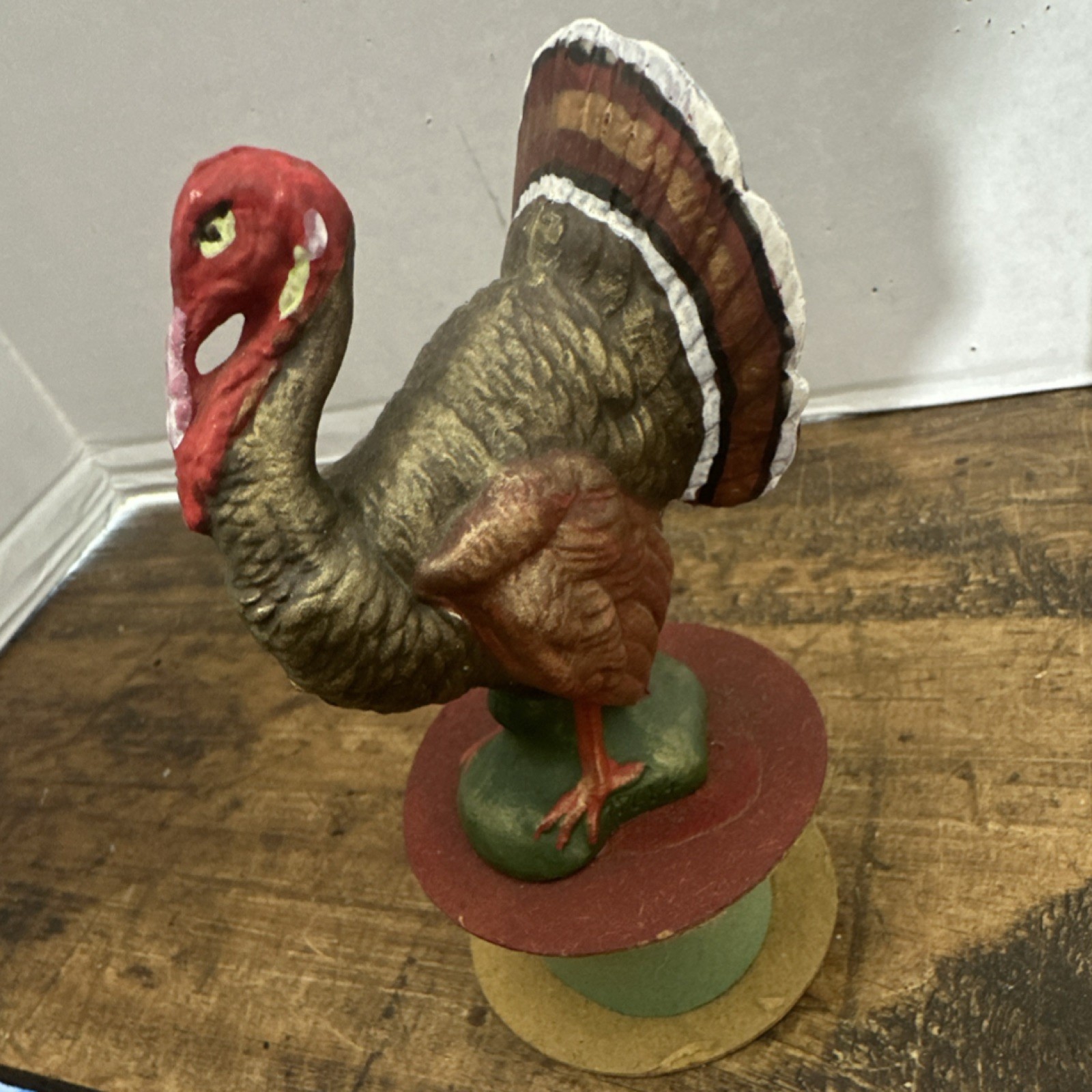 Vintage Thanksgiving turkey candy container Germany