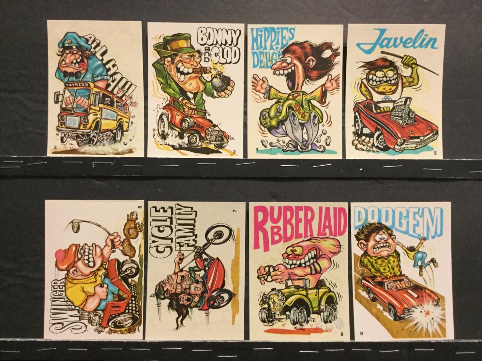 1973 Donruss Fabulous Odd Rods - 27 Different-See Images Sku463