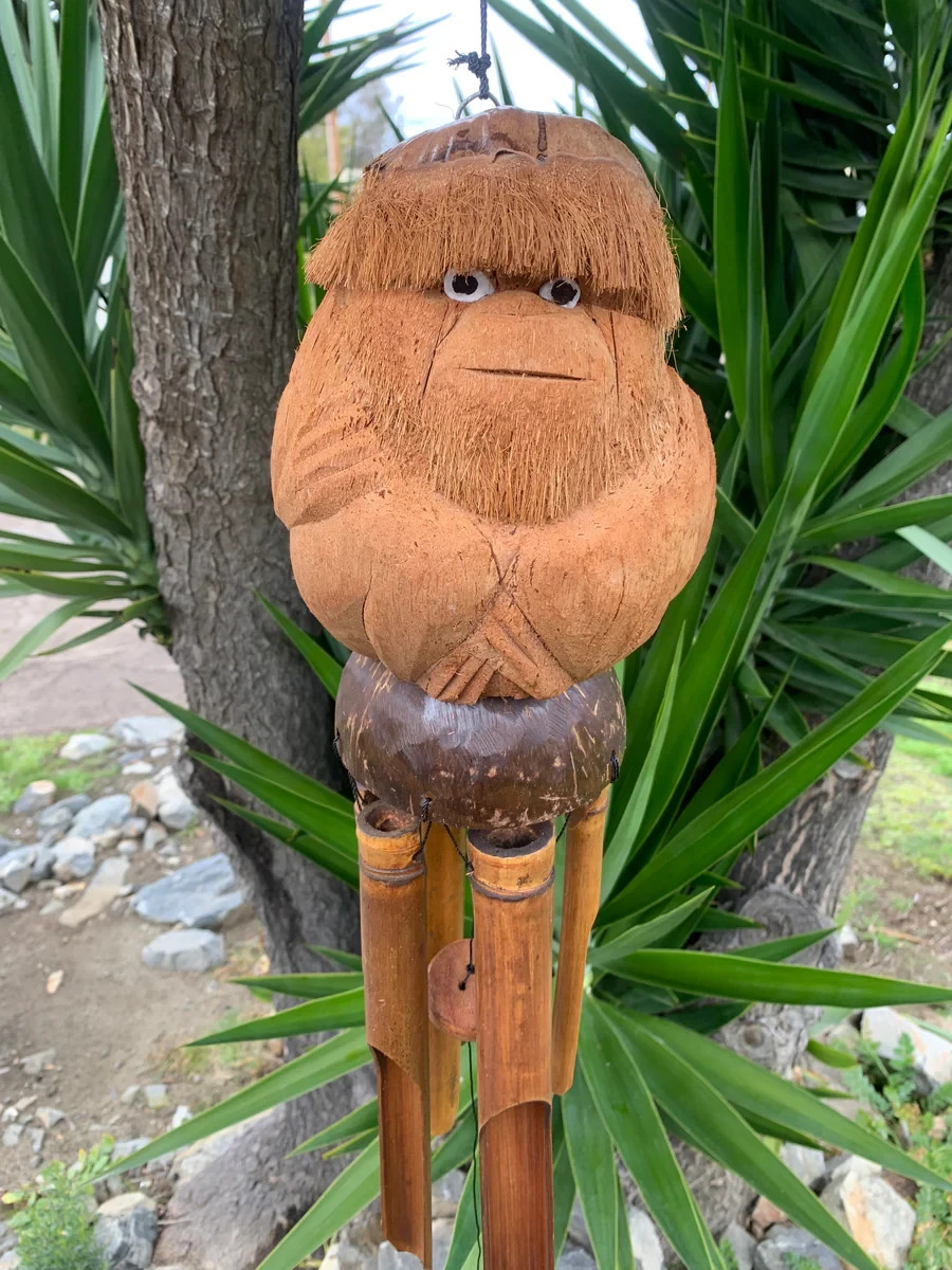 Coconut Monkey Bamboo Wind chime Coconut Monkey Bamboo Wind chime