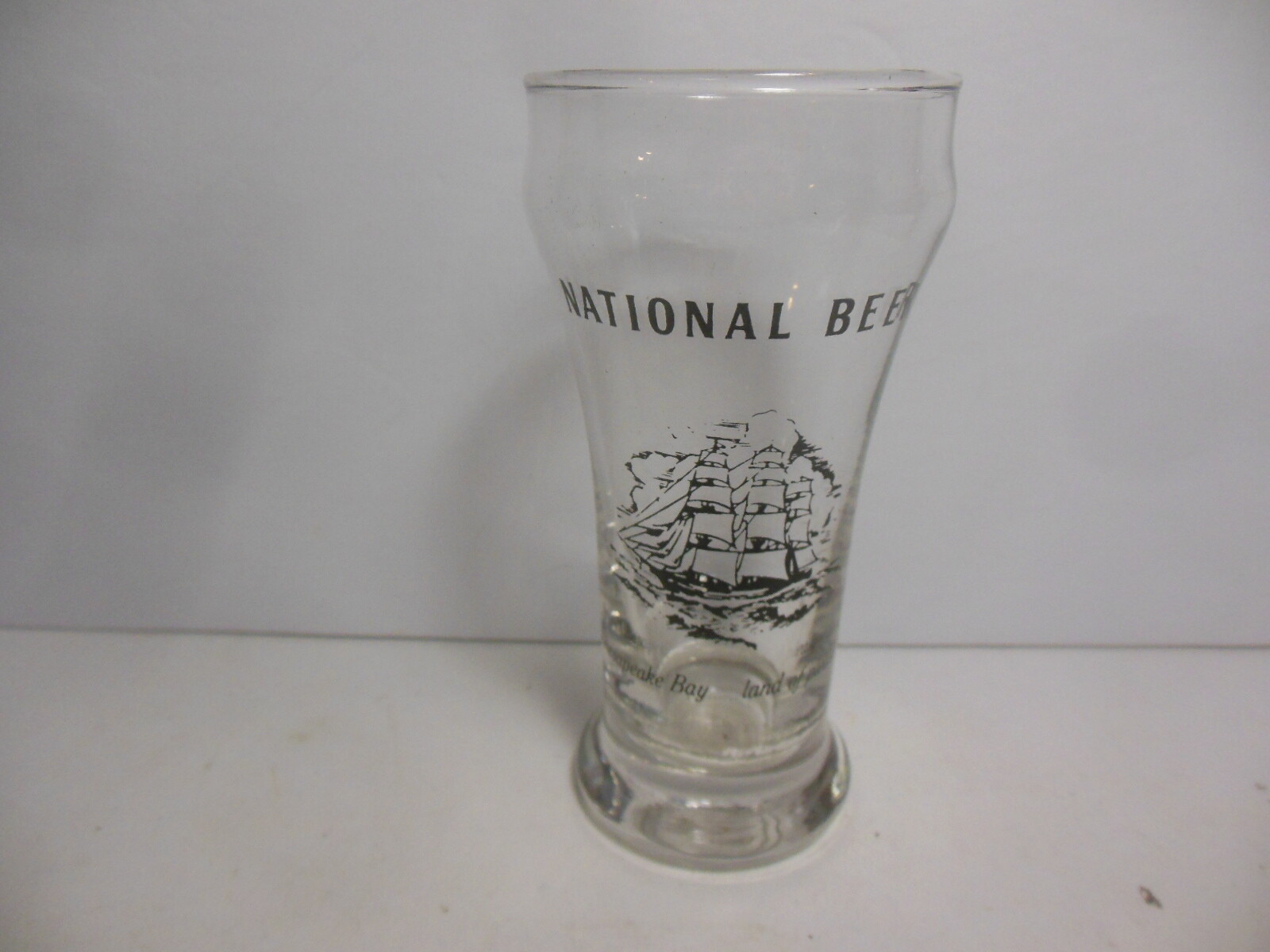 Vintage National Beer Bar Glass 5 1/2