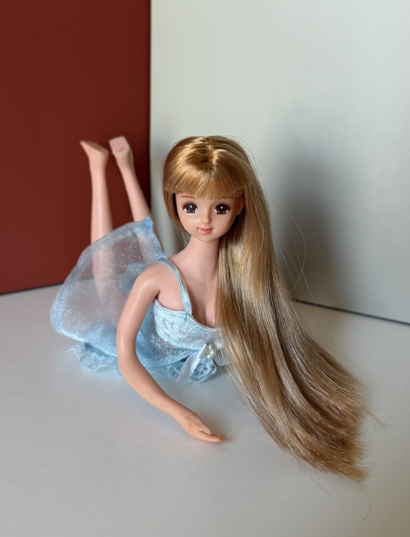 Vtg Takara Jenny Bikini Photogenic Doll, Restyled