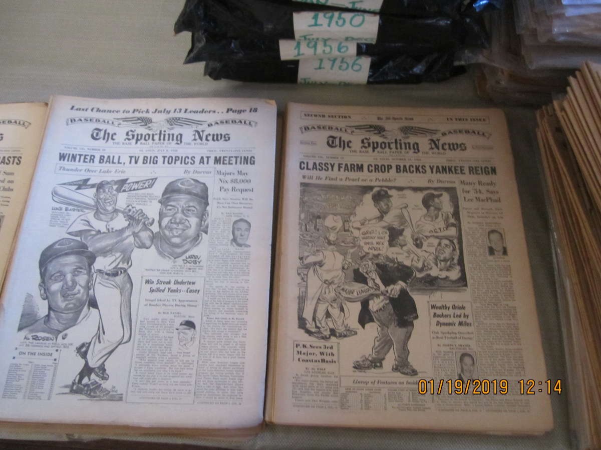 1953 The Sporting News 29/52 issues clean