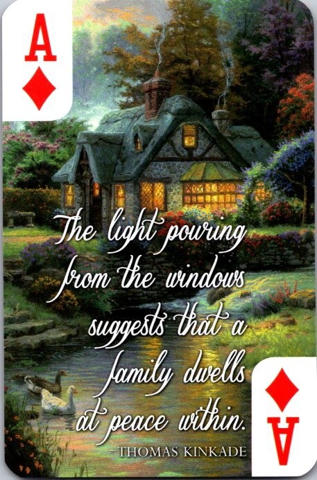 Ceaco Playing Card Co. 2014 THOMAS KINKADE (you pick) pack fresh 