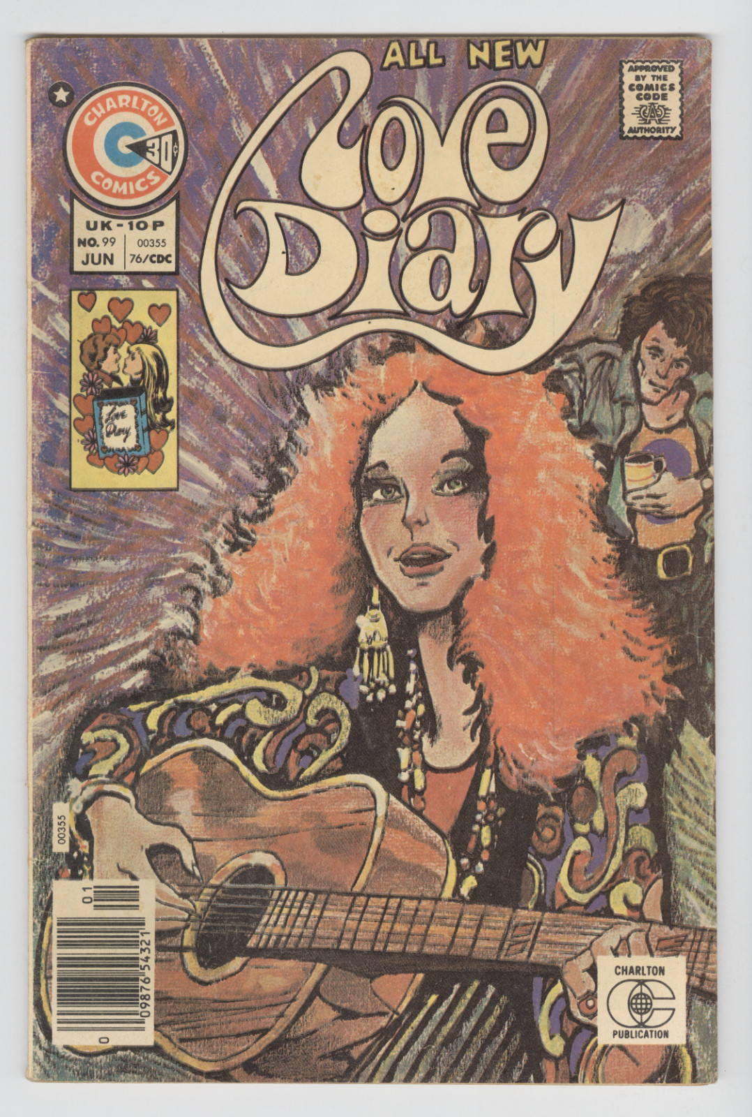 Love Diary #99 June 1976 VG Pop art cover