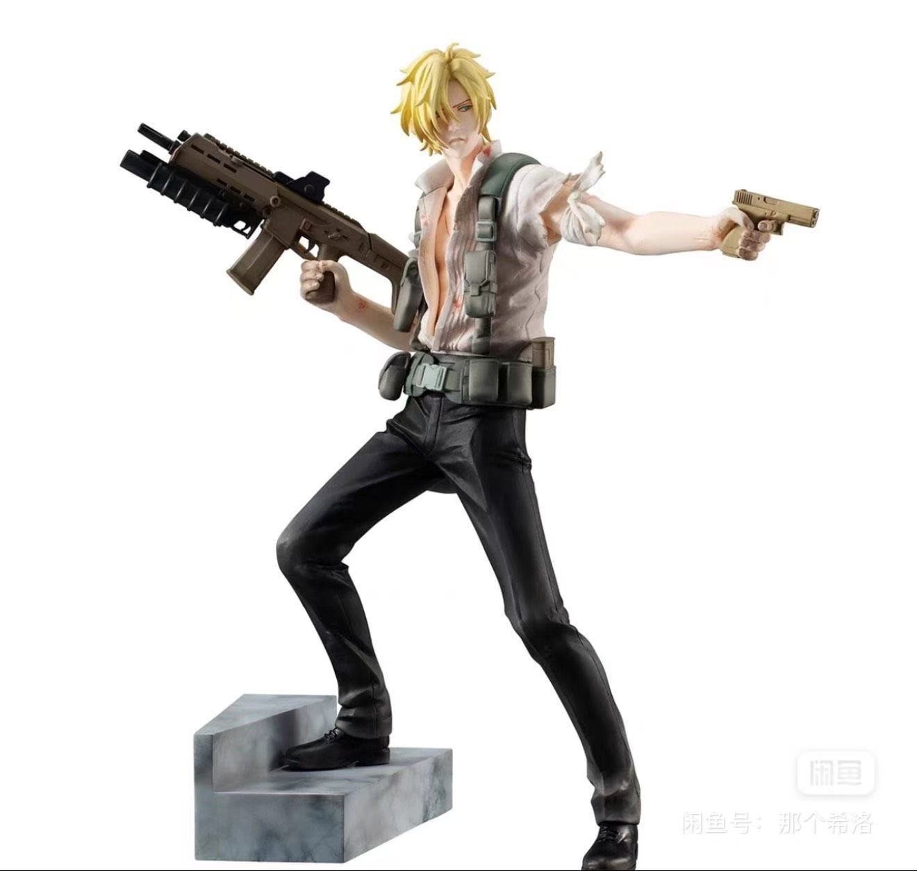 MegaHouse G.E.M Banana Fish Aslan Jade Callenreese PVC Painted Figure Collection
