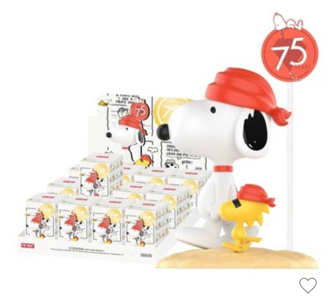 POP MART Peanuts 75th Anniversary Snoopy Comic Life Series 1pc Blind Box Figure