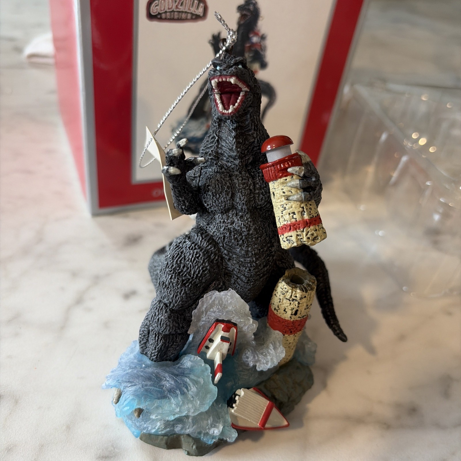 2011 Carlton Cards American Greetings Godzilla Origin Christmas Ornament New