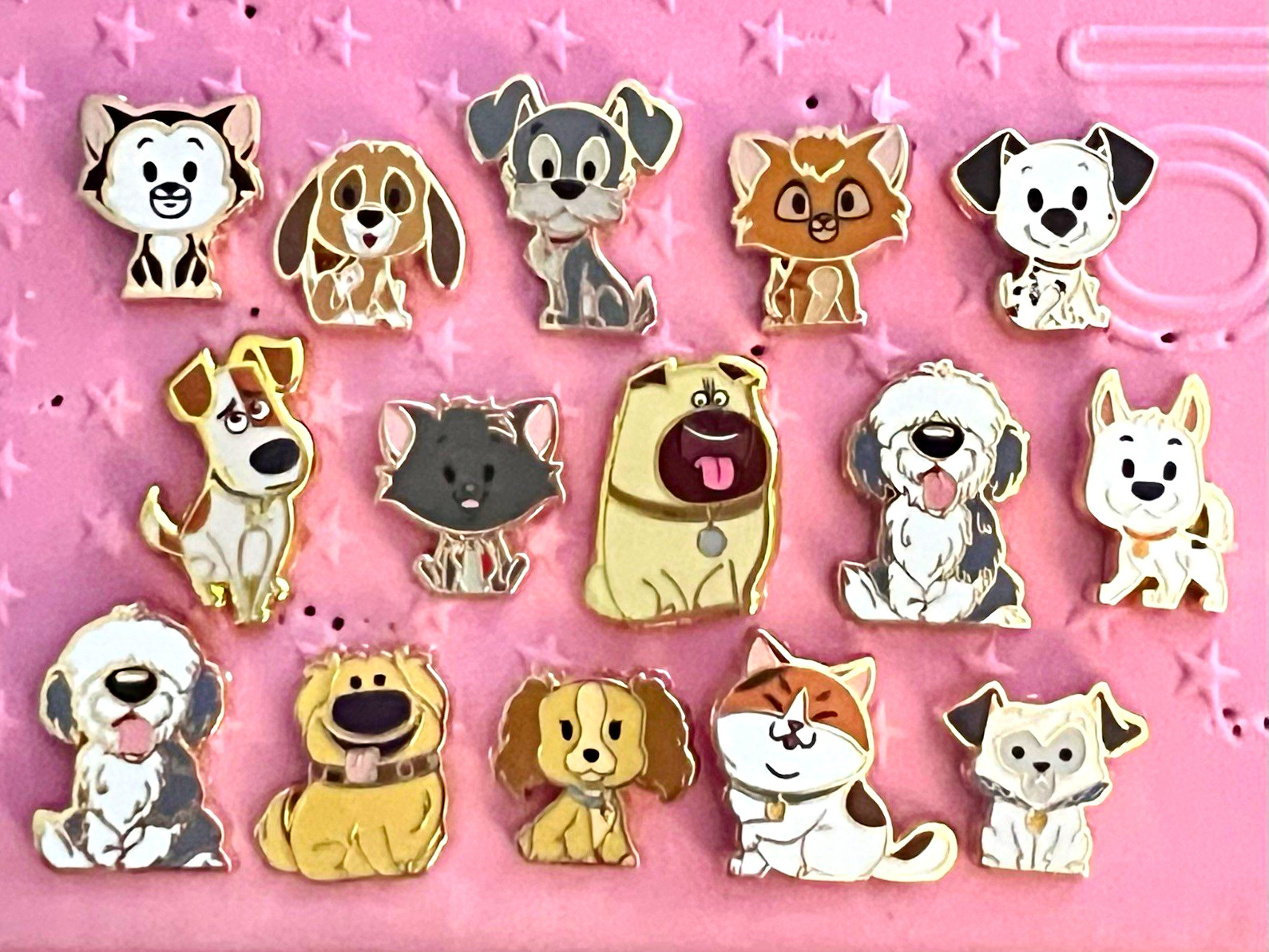 ATTN RESELLERS- Collection of 15 PALM Dogs / Cats Micro Disney and Fantasy Pins ATTN RESELLERS- Collection of 15 PALM Dogs / Cats Micro Disney and Fantasy Pins