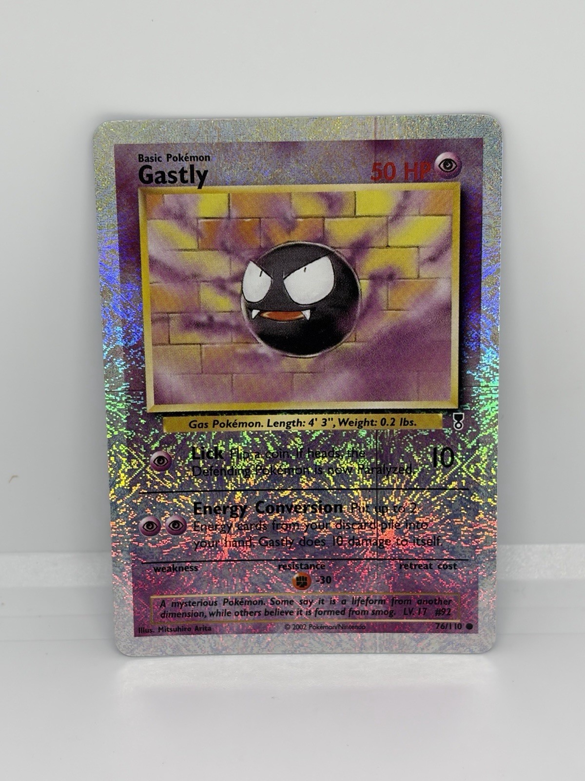 Gastly 76/110 Legendary Collection Reverse Holo English Pokemon TCG NM