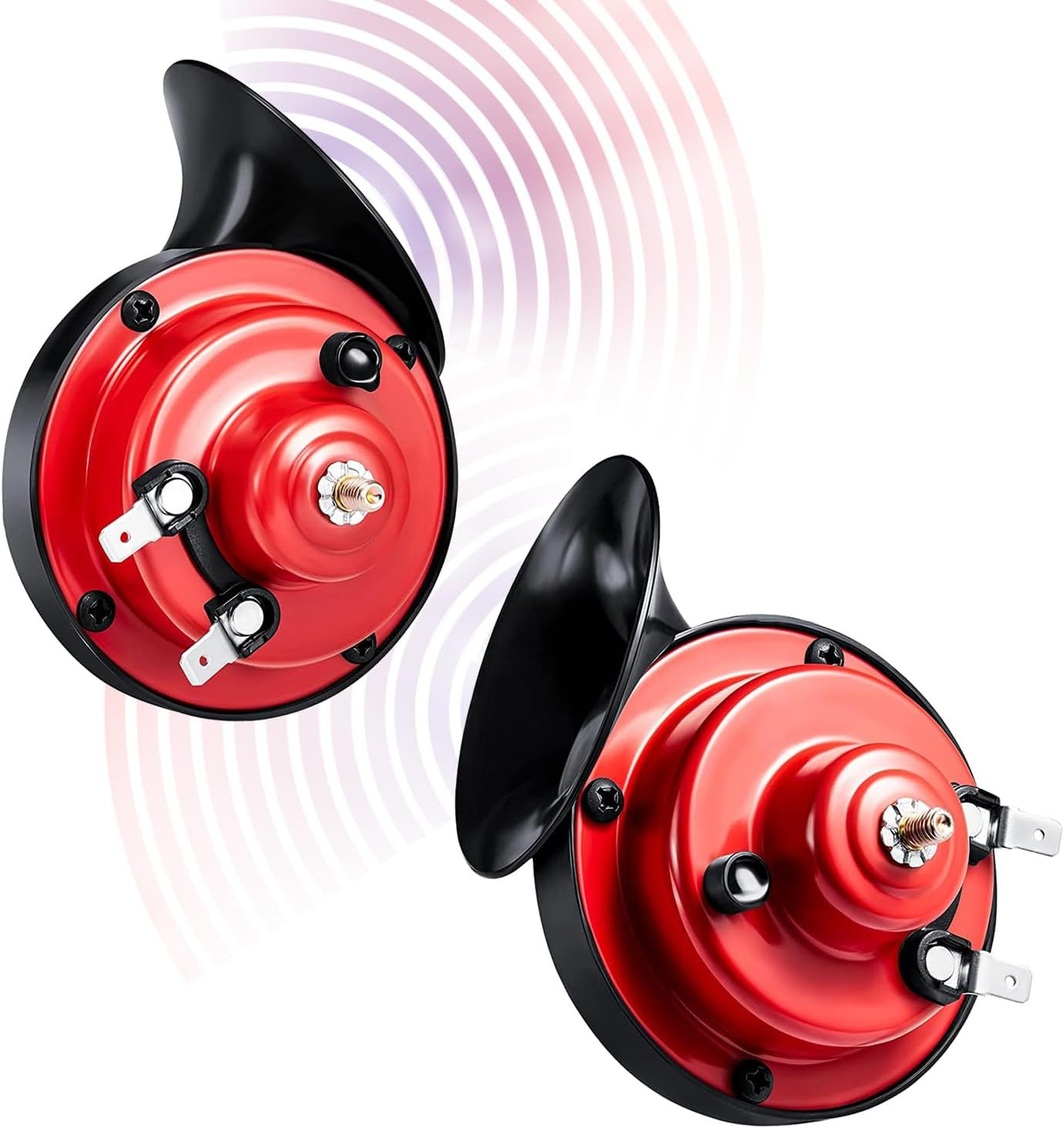 Car Horn, 12V 300DB Super Loud Waterproof Dual Truck Horns, Electric Sna Car Horn, 12V 300DB Super Loud Waterproof Dual Truck Horns, Electric Sna