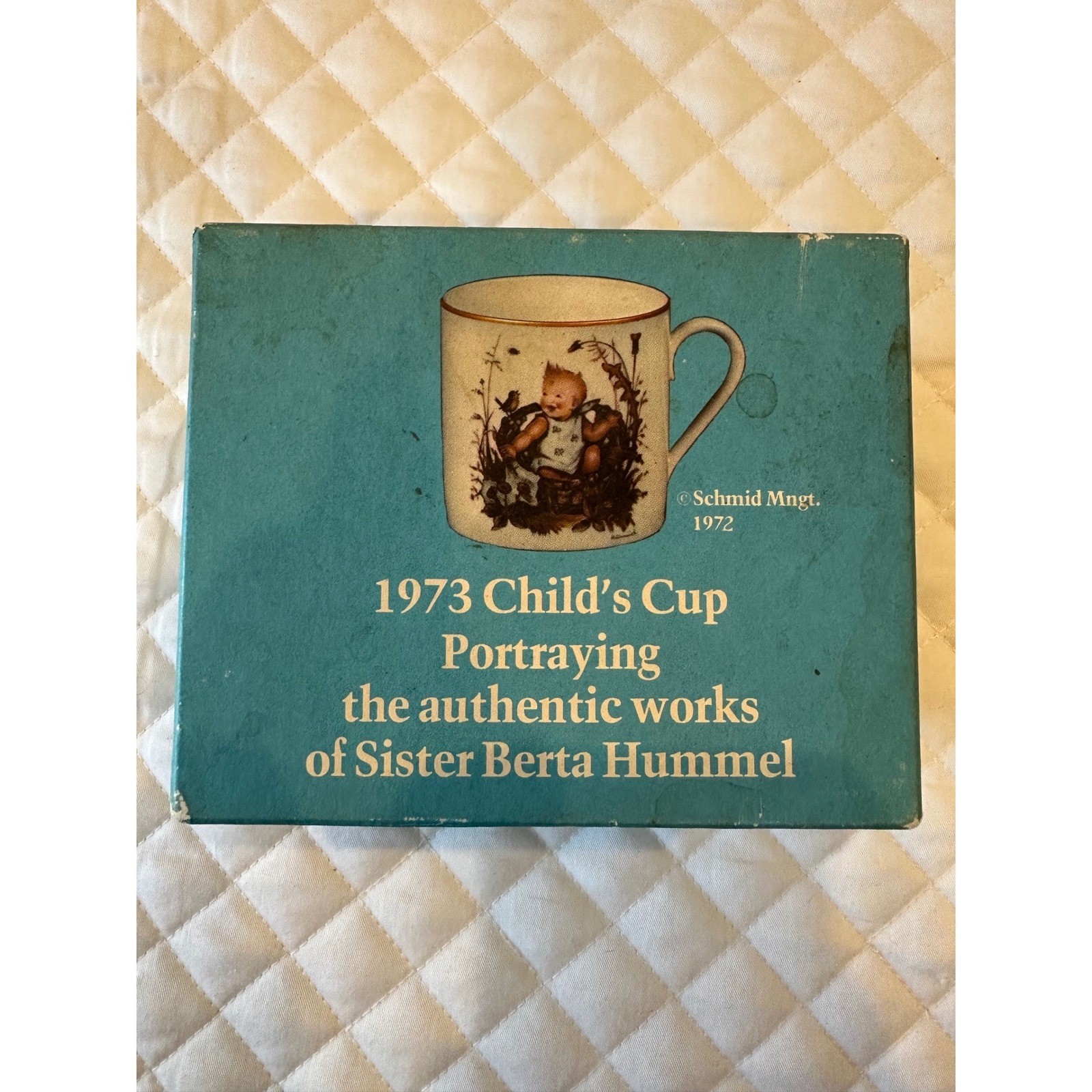 Schmid 1973 Sister Berta Hummel First Edition Child Cup Made in West Germany