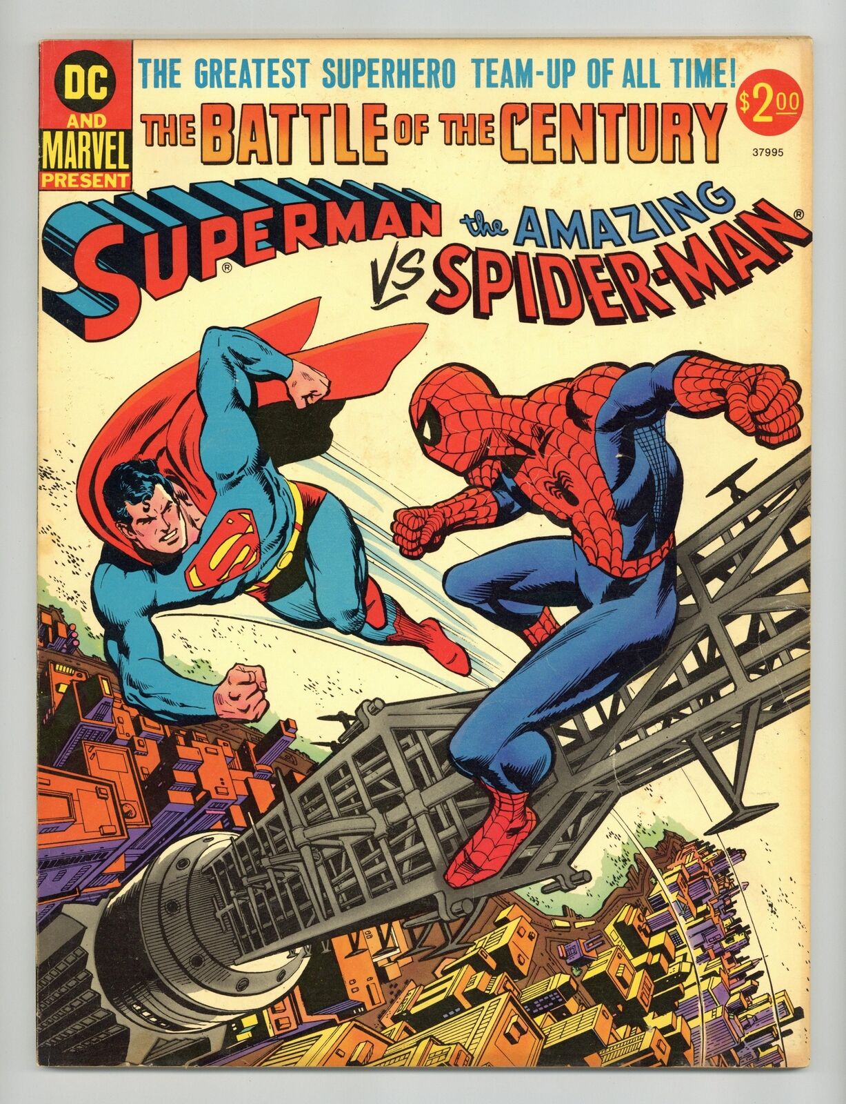 Superman vs. the Amazing Spider-Man UK Edition #1 VG+ 4.5 1976