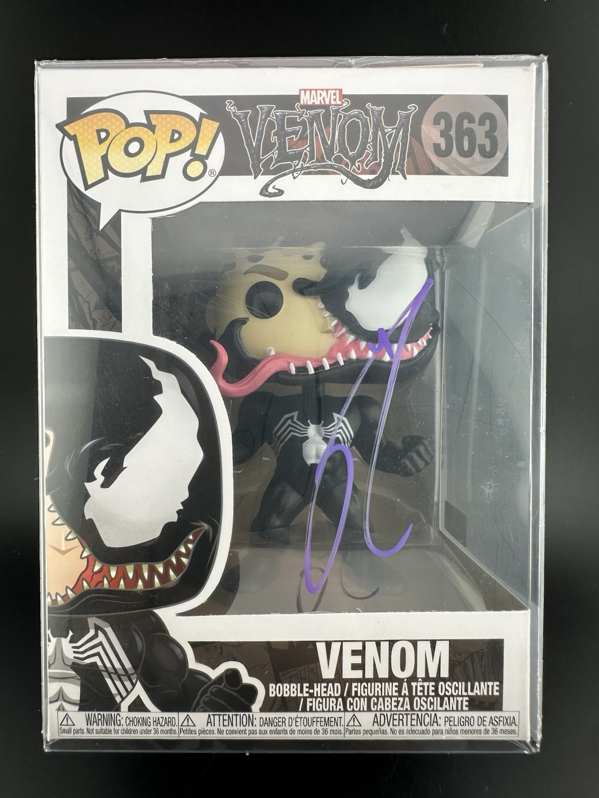 Tom Hardy Autographed Venom POP Vinyl Figure #363 Celebrity Authentics COA