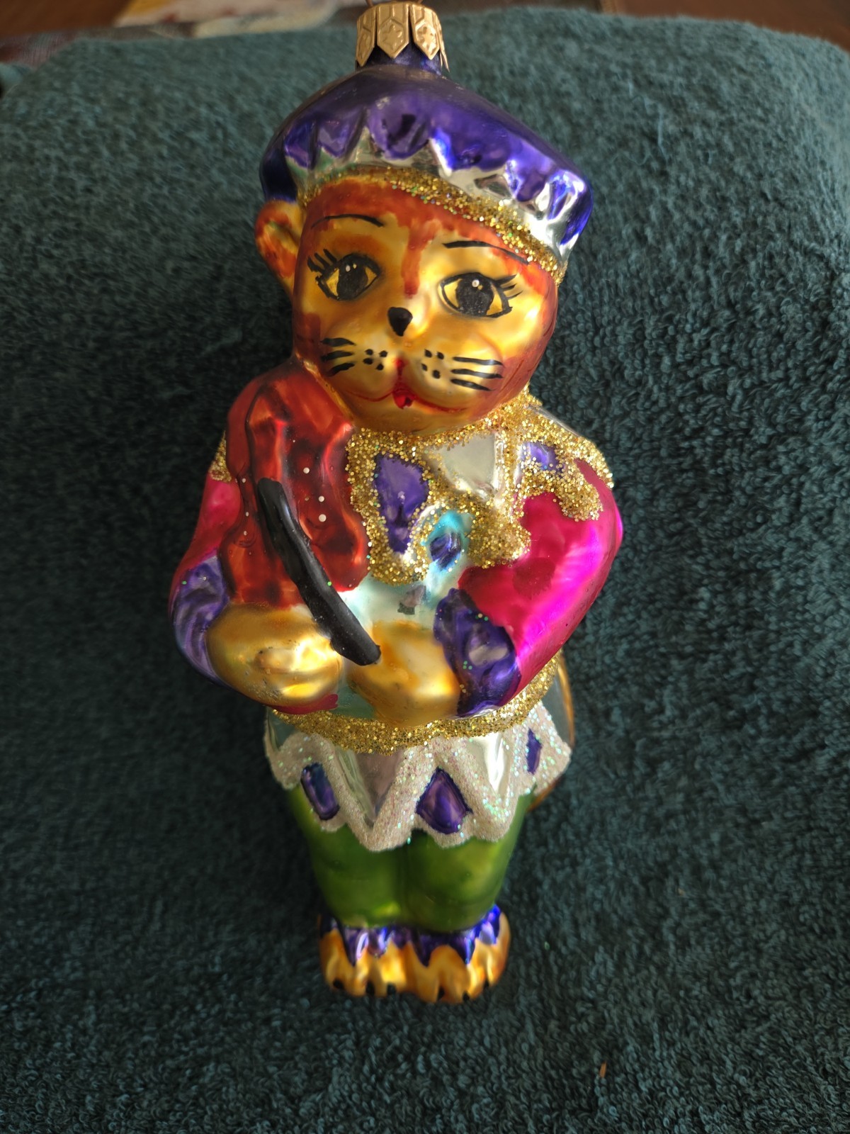 Christopher Radko Hand Blown Christmas Ornament “Romeow” 