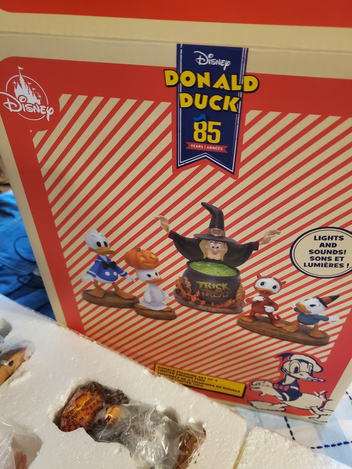 2019 Disney Donald Duck 85 Years Legacy Trick or Treat Figurine Set LE 1100 2019 Disney Donald Duck 85 Years Legacy Trick or Treat Figurine Set LE 1100