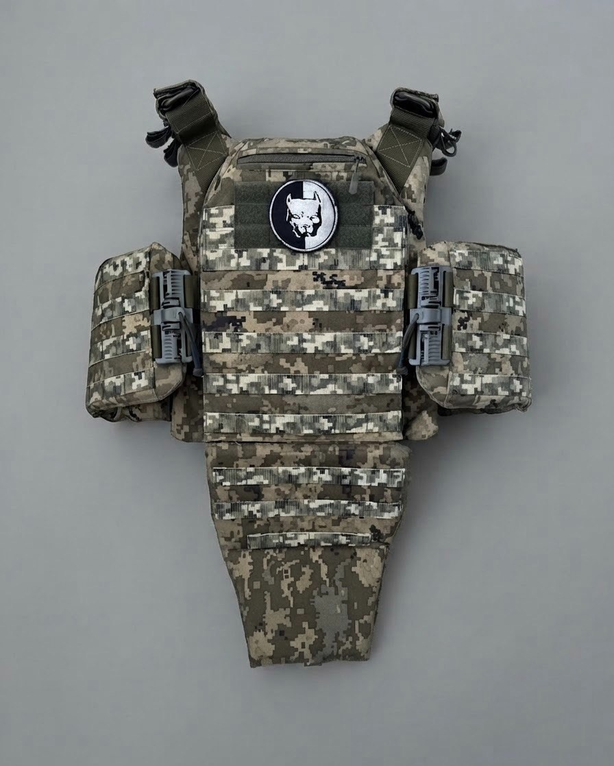 ORIGINAL MODULAR BODY ARMOR UT-DEFENCE UKRTAC SOLDIER OF THE UKRAINIAN ARMY sz M