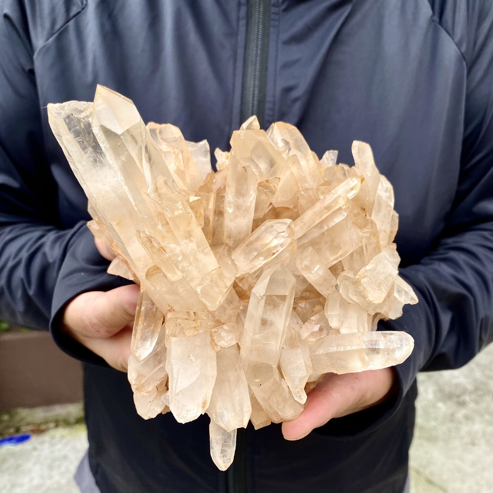 2.06LB A+++ Large Himalayan top quartz clusters/mineral samples -