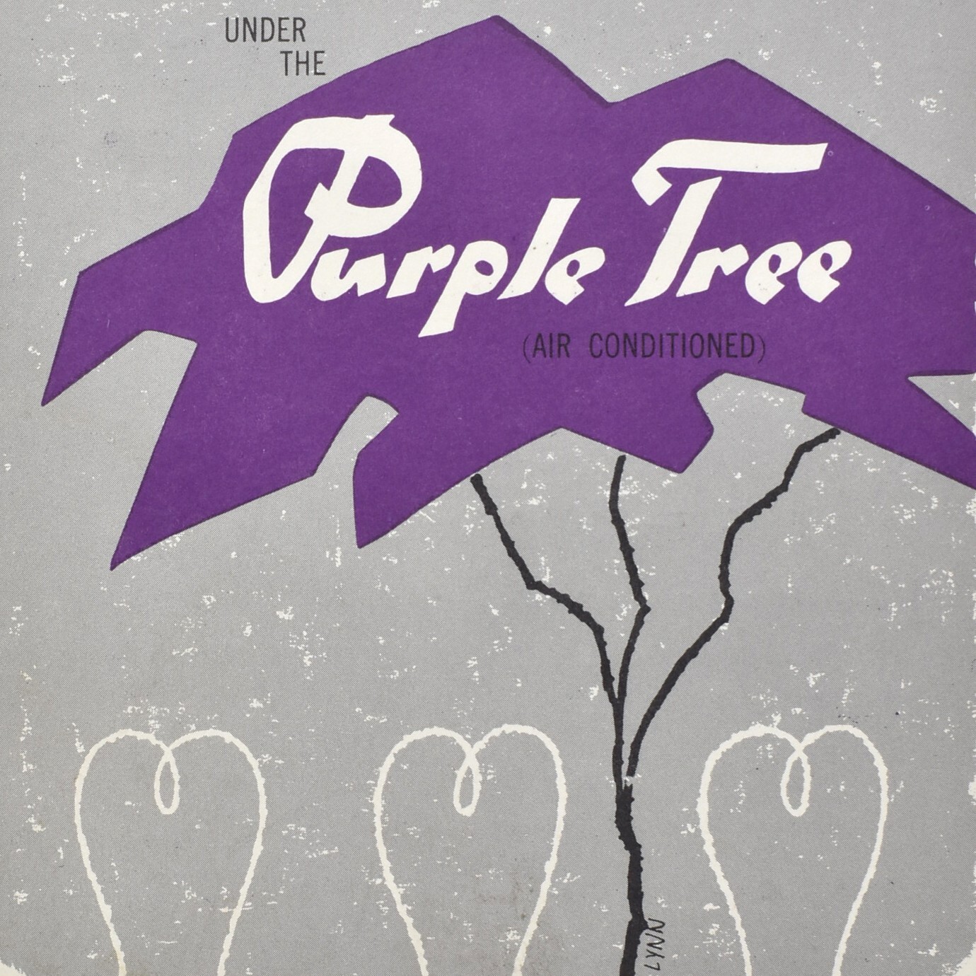 1960s Purple Tree Lounge Restaurant Menu Manger Hamilton Hotel Washington DC