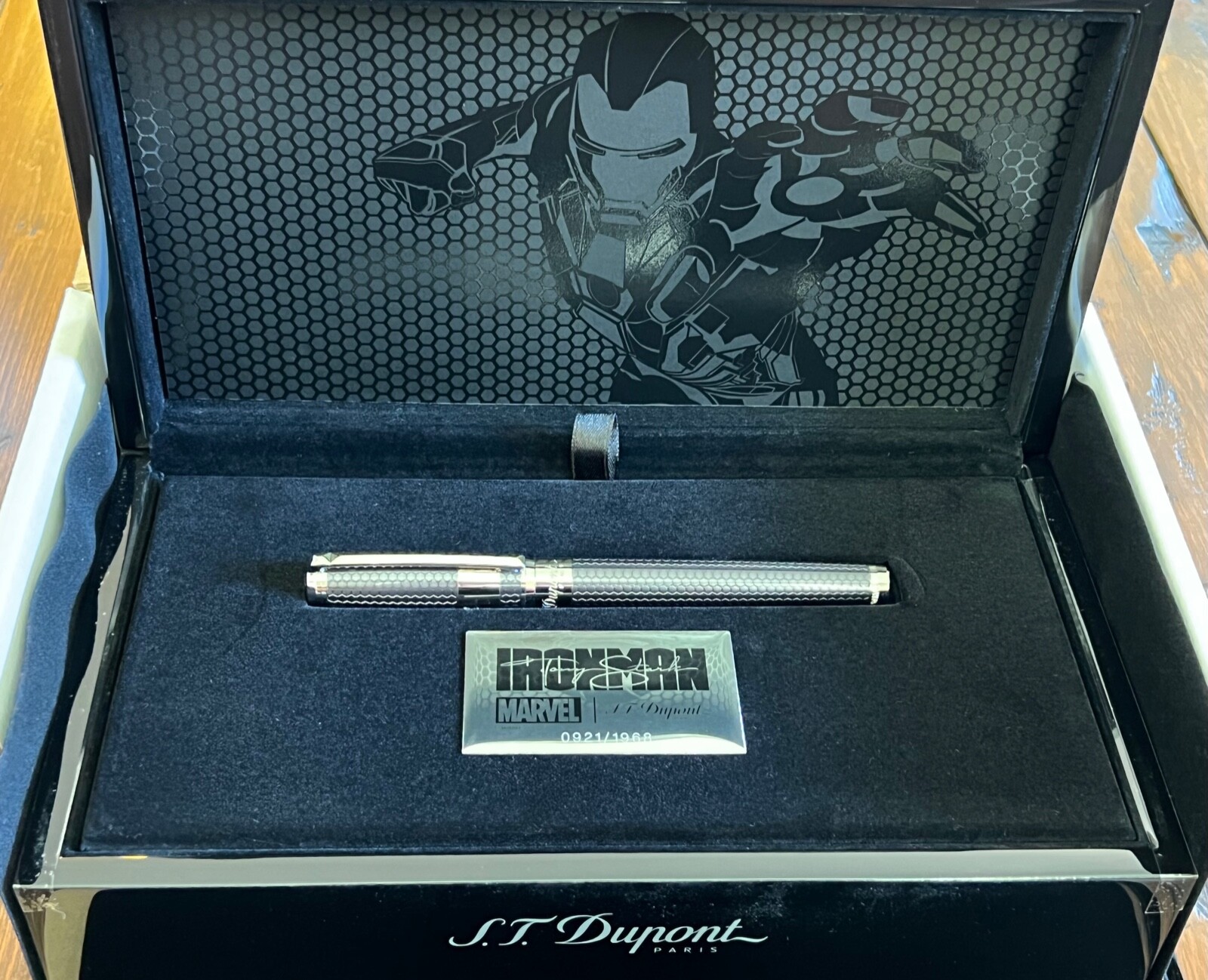 S.T. Dupont Iron Man Tony Stark Marvel Limited Edition Pen Rare and Collectible 